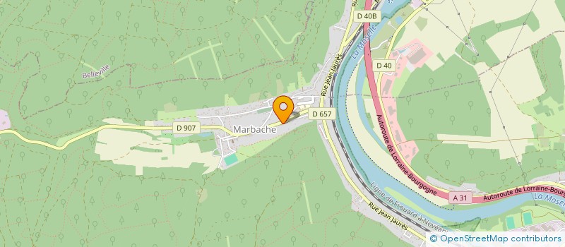 localisation de l'entreprise MONSIEUR THOMAS BERCEVILLE  MARBACHE