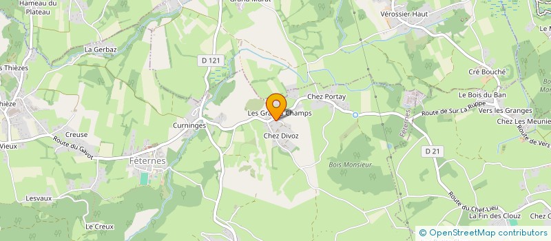 localisation de l'entreprise MONSIEUR THOMAS BERCHET  FETERNES