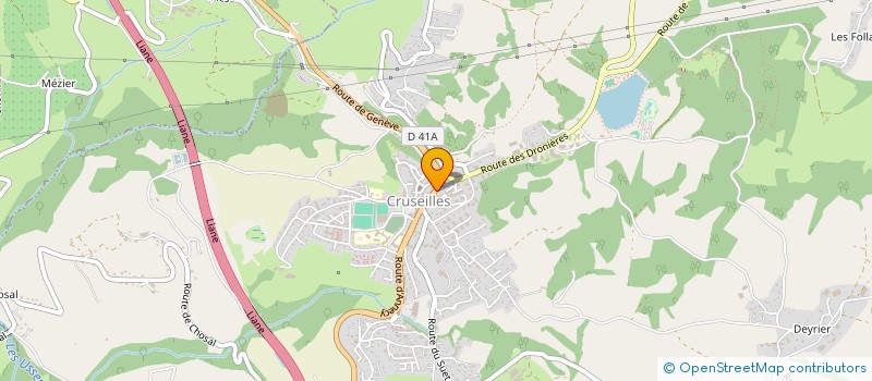 localisation de l'entreprise MONSIEUR THOMAS BERENDSEN  CRUSEILLES
