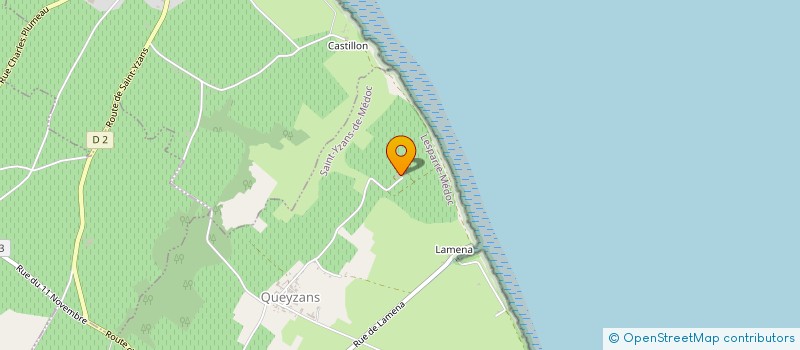 localisation de l'entreprise MONSIEUR THOMAS BERGER  SAINT-YZANS-DE-MEDOC