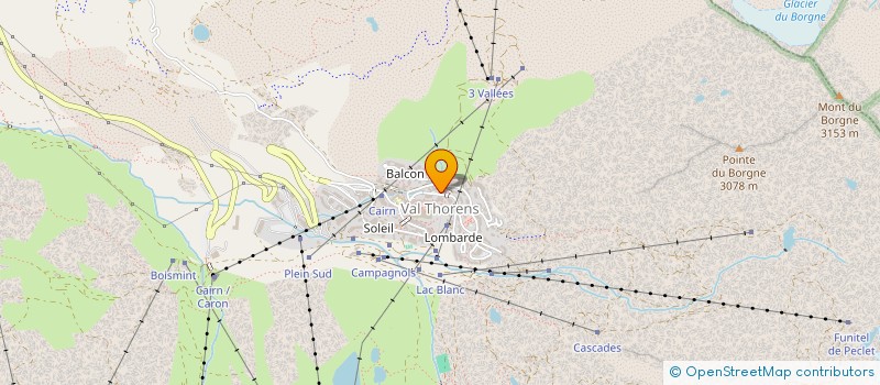 localisation de l'entreprise MONSIEUR THOMAS BERGONZI  LES BELLEVILLE