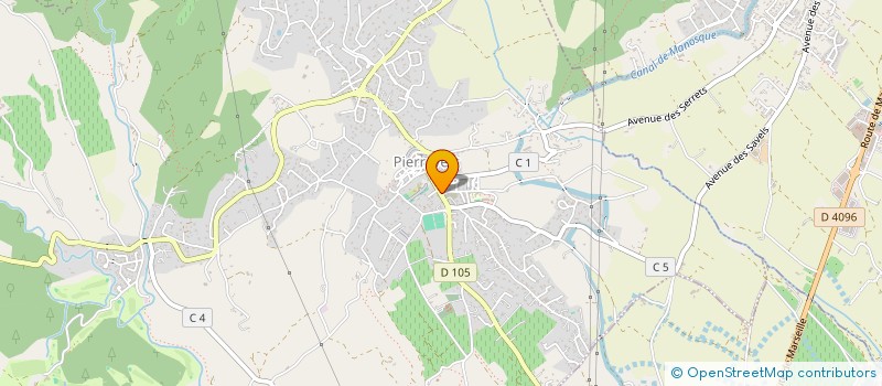 localisation de l'entreprise MONSIEUR THOMAS BERLY  PIERREVERT