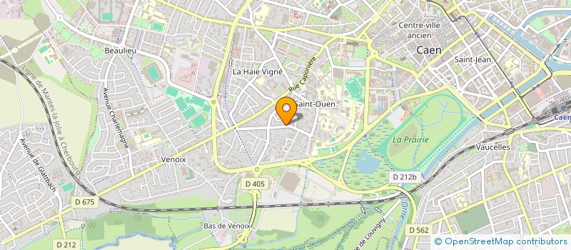localisation de l'entreprise MONSIEUR THOMAS BERNARD à CAEN