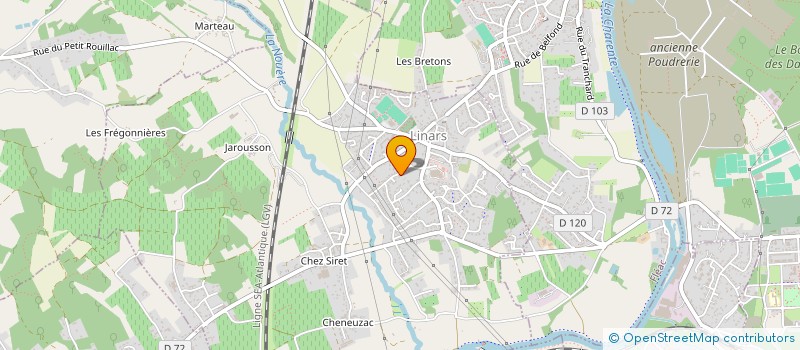 localisation de l'entreprise MONSIEUR THOMAS BERNARD à LINARS