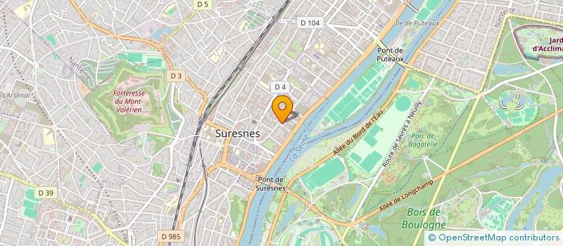 localisation de l'entreprise MONSIEUR THOMAS BERNARD à SURESNES