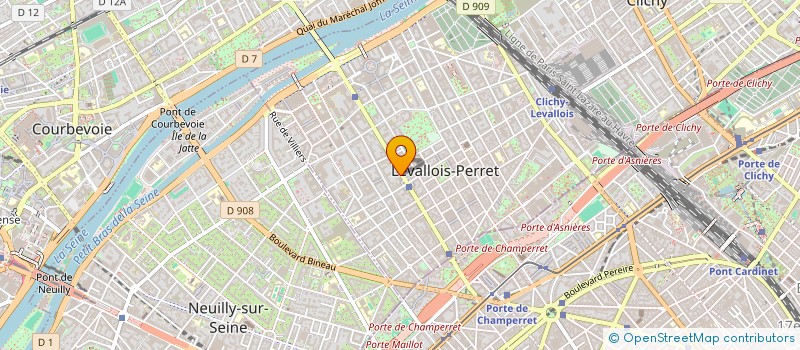 localisation de l'entreprise MONSIEUR THOMAS BERNARD à LEVALLOIS-PERRET