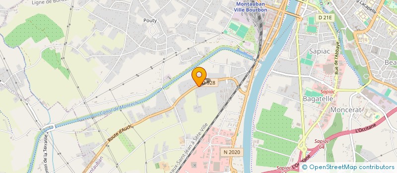 localisation de l'entreprise MONSIEUR THOMAS BERNARD  MONTAUBAN