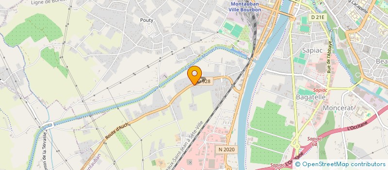 localisation de l'entreprise MONSIEUR THOMAS BERNARD  MONTAUBAN