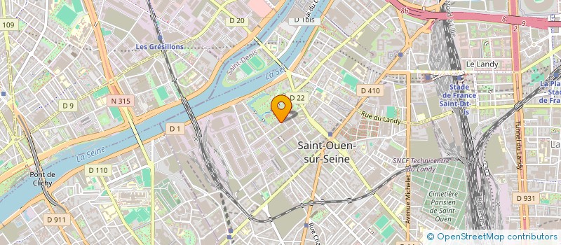 localisation de l'entreprise MONSIEUR THOMAS BERNEAU à SAINT-OUEN-SUR-SEINE