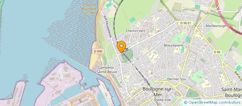 localisation de l'entreprise MONSIEUR THOMAS BERREKAM  BOULOGNE-SUR-MER