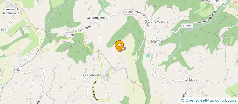 localisation de l'entreprise MONSIEUR THOMAS BERRY  VELANNE