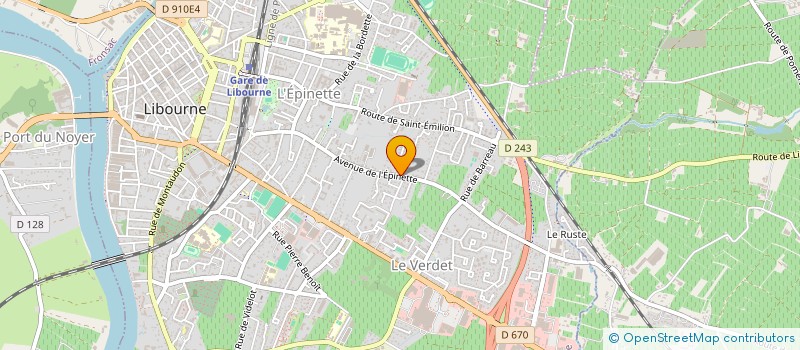 localisation de l'entreprise MONSIEUR THOMAS BERRY  LIBOURNE