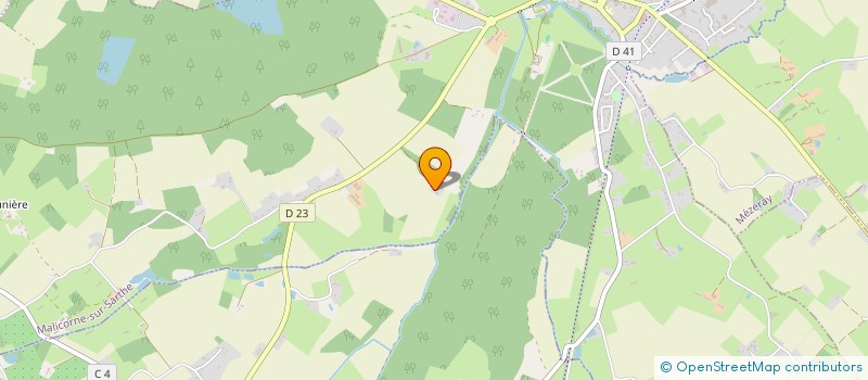 localisation de l'entreprise MONSIEUR THOMAS BERTAUX  MALICORNE SUR SARTHE