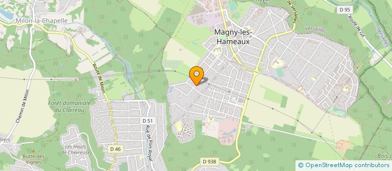 localisation de l'entreprise MONSIEUR THOMAS BERTEIN  MAGNY-LES-HAMEAUX