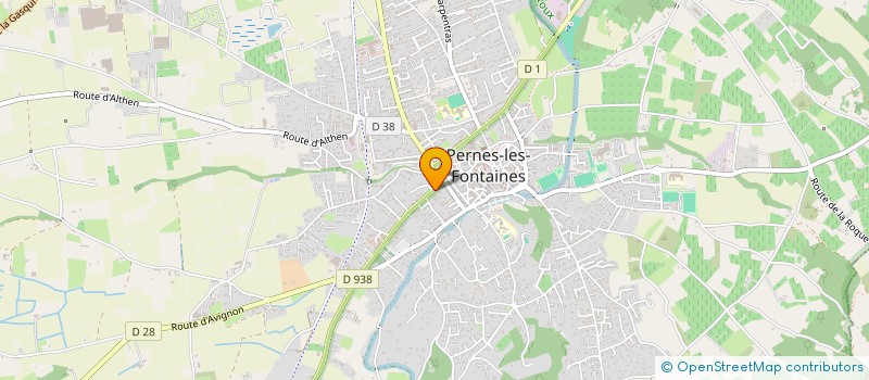 localisation de l'entreprise MONSIEUR THOMAS BERTHE  PERNES-LES-FONTAINES