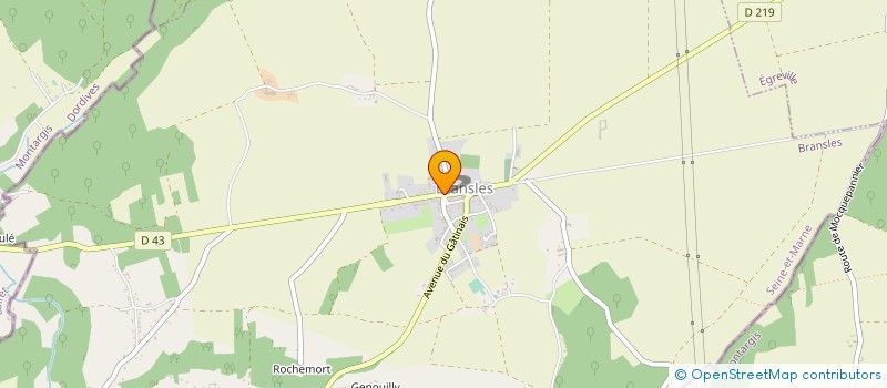 localisation de l'entreprise MONSIEUR THOMAS BERTIN  BRANSLES