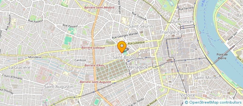 localisation de l'entreprise MONSIEUR THOMAS BERTOUX  BORDEAUX