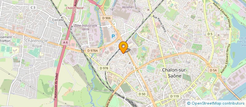 localisation de l'entreprise MONSIEUR THOMAS BERTRAND à CHALON-SUR-SAONE