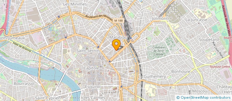 localisation de l'entreprise MONSIEUR THOMAS BERTRAND  TOULOUSE