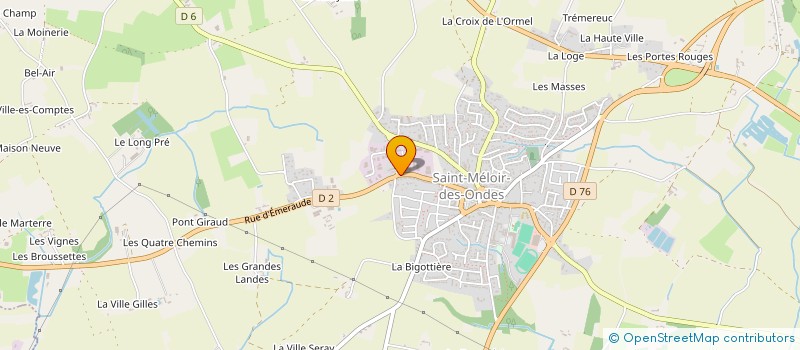 localisation de l'entreprise MONSIEUR THOMAS BESNARD à SAINT-MELOIR-DES-ONDES