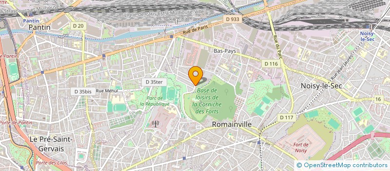 localisation de l'entreprise MONSIEUR THOMAS BESNARD à ROMAINVILLE
