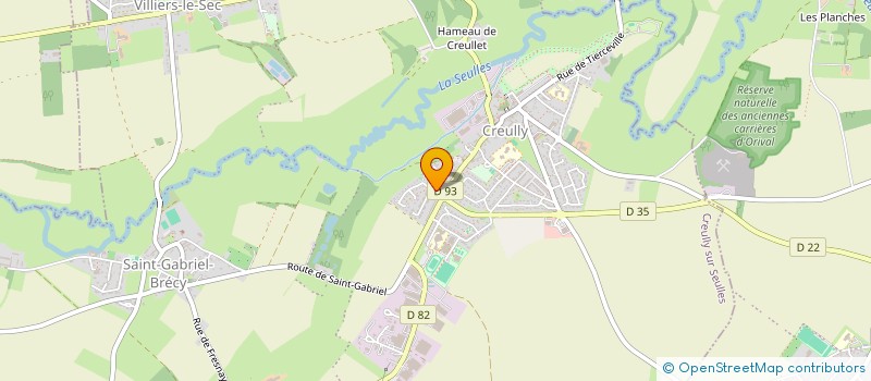 localisation de l'entreprise MONSIEUR THOMAS BESNARD  PONTS SUR SEULLES