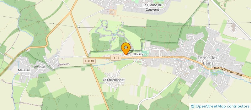 localisation de l'entreprise MONSIEUR THOMAS BESOIN  FORGES-LES-BAINS