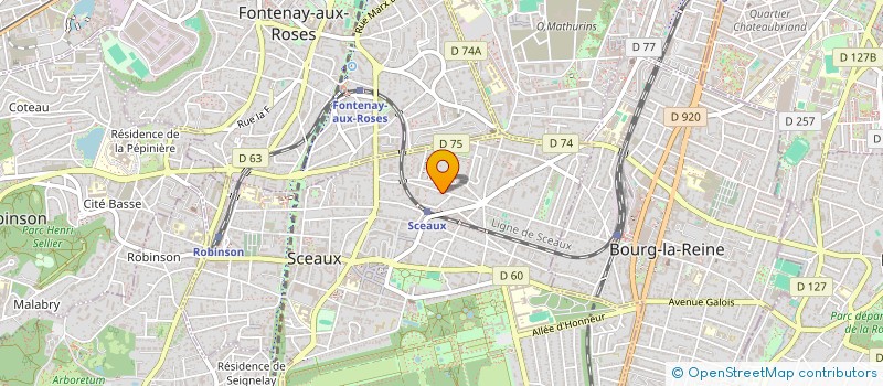 localisation de l'entreprise MONSIEUR THOMAS BESSET à SCEAUX