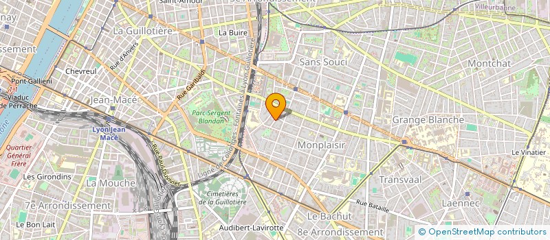 localisation de l'entreprise MONSIEUR THOMAS BESSON  LYON