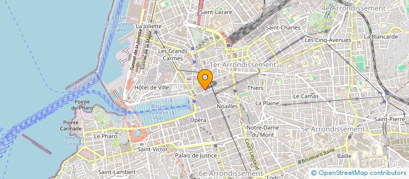 localisation de l'entreprise MONSIEUR THOMAS BETOU  MARSEILLE
