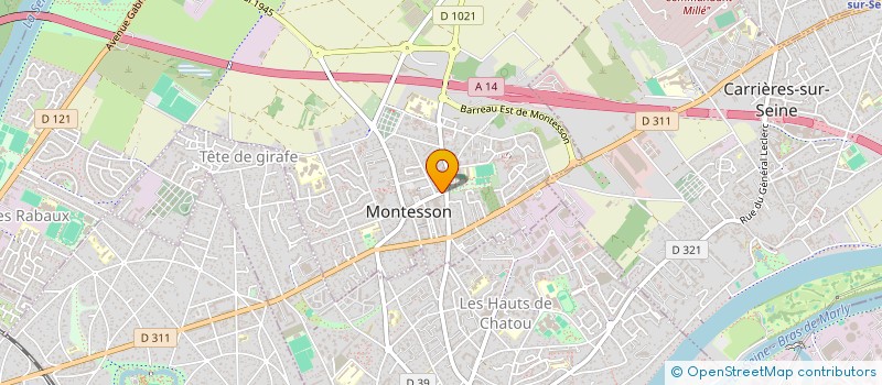 localisation de l'entreprise MONSIEUR THOMAS BEUCHOT à MONTESSON