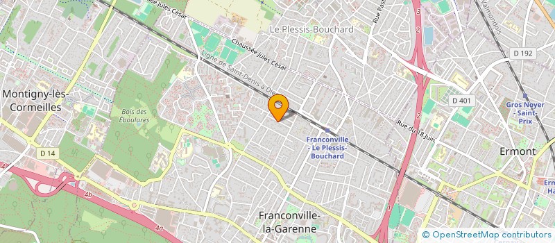 localisation de l'entreprise MONSIEUR THOMAS BEVIER  FRANCONVILLE LA GARENNE