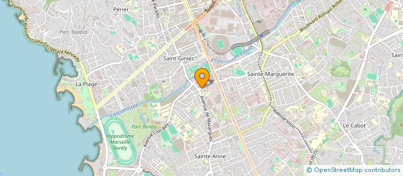 localisation de l'entreprise MONSIEUR THOMAS BEVILACQUA  MARSEILLE