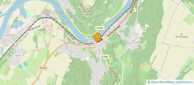 localisation de l'entreprise MONSIEUR THOMAS BEZIAUD  SIERCK-LES-BAINS