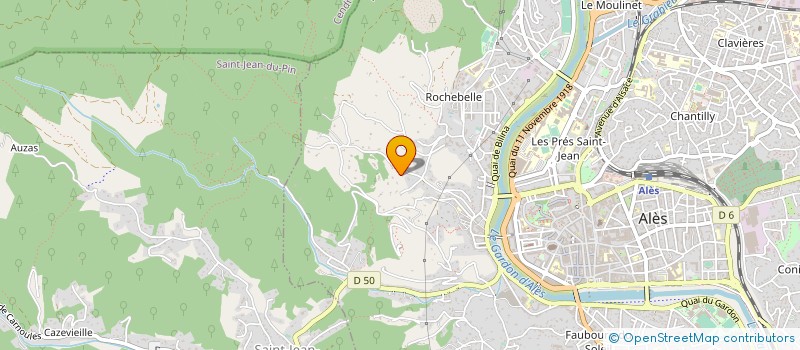 localisation de l'entreprise MONSIEUR THOMAS BIANCO  ALES