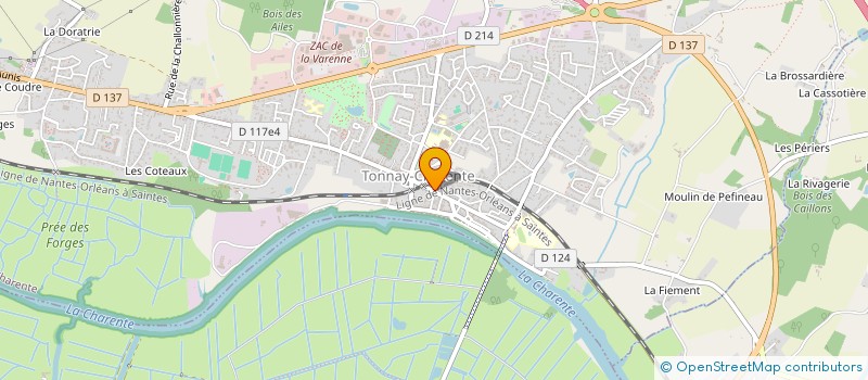 localisation de l'entreprise MONSIEUR THOMAS BIASSE  TONNAY-CHARENTE