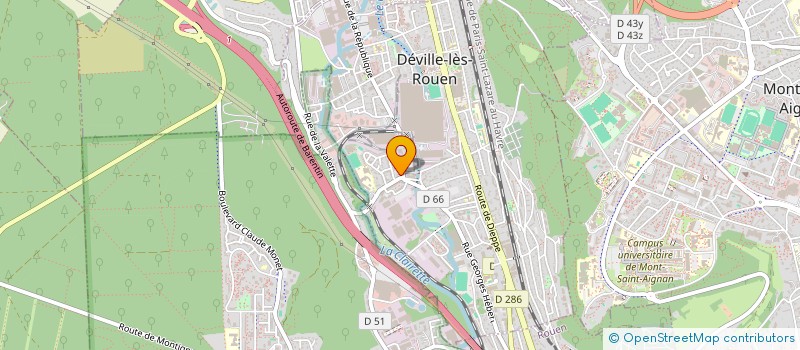 localisation de l'entreprise MONSIEUR THOMAS BIDAULT  DEVILLE-LES-ROUEN