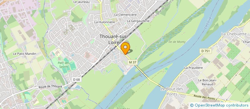 localisation de l'entreprise MONSIEUR THOMAS BIDAULT  THOUARE-SUR-LOIRE