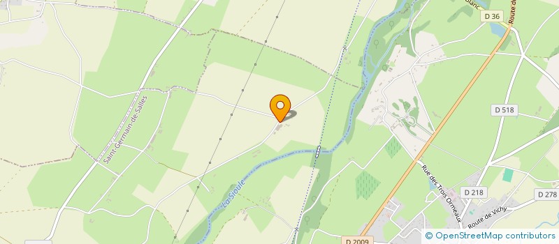 localisation de l'entreprise MONSIEUR THOMAS BIDEAU  SAINT-GERMAIN-DE-SALLES