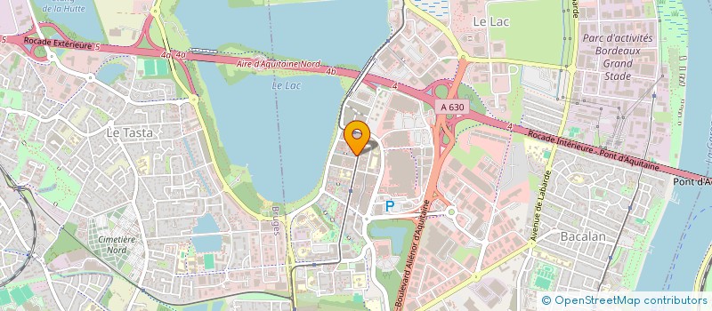 localisation de l'entreprise MONSIEUR THOMAS BIDET  BORDEAUX