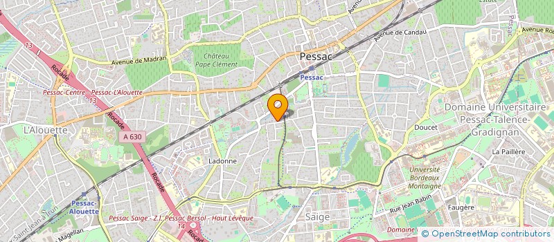 localisation de l'entreprise MONSIEUR THOMAS BIENABE à PESSAC