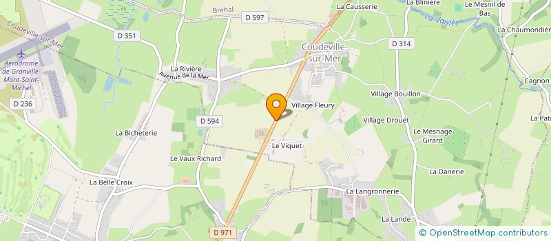 localisation de l'entreprise MONSIEUR THOMAS BINET  COUDEVILLE-SUR-MER