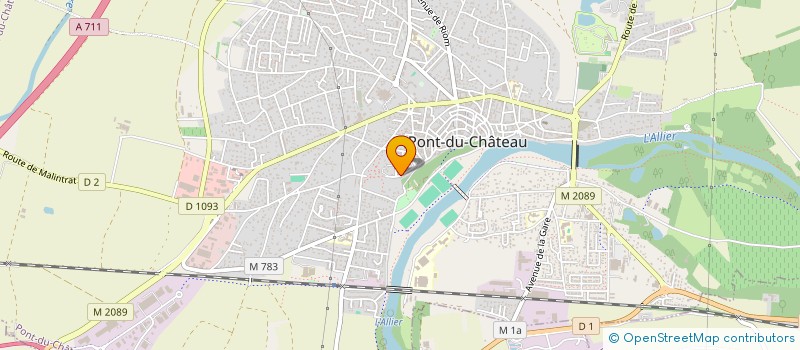 localisation de l'entreprise MONSIEUR THOMAS BION  PONT-DU-CHATEAU