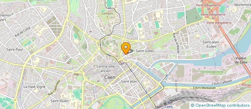 localisation de l'entreprise MONSIEUR THOMAS BLANC  CAEN
