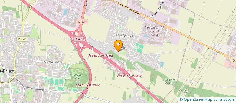 localisation de l'entreprise MONSIEUR THOMAS BLANC  SAINT-PRIEST