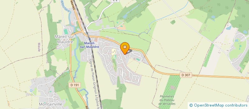 localisation de l'entreprise MONSIEUR THOMAS BLANC  MAREIL-SUR-MAULDRE