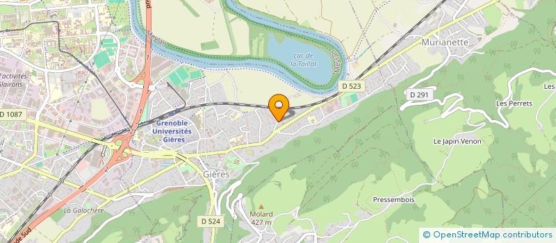 localisation de l'entreprise MONSIEUR THOMAS BLANC-BERNARD  GIERES