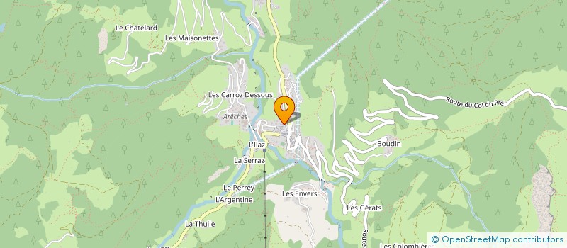 localisation de l'entreprise MONSIEUR THOMAS BLANCHARD  BEAUFORT