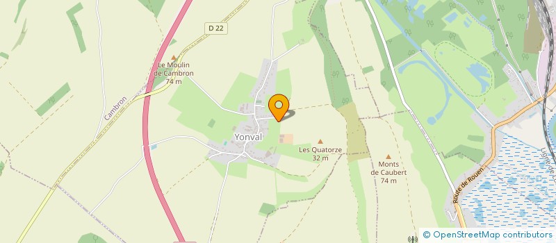 localisation de l'entreprise MONSIEUR THOMAS BLARET  YONVAL