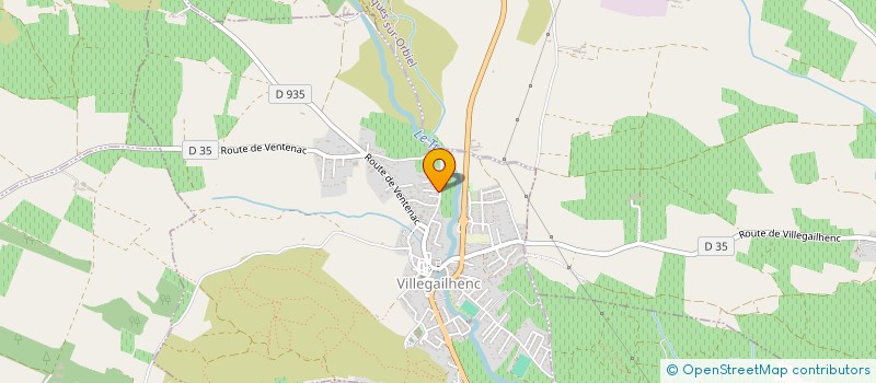 localisation de l'entreprise MONSIEUR THOMAS BLASCO  VILLEGAILHENC